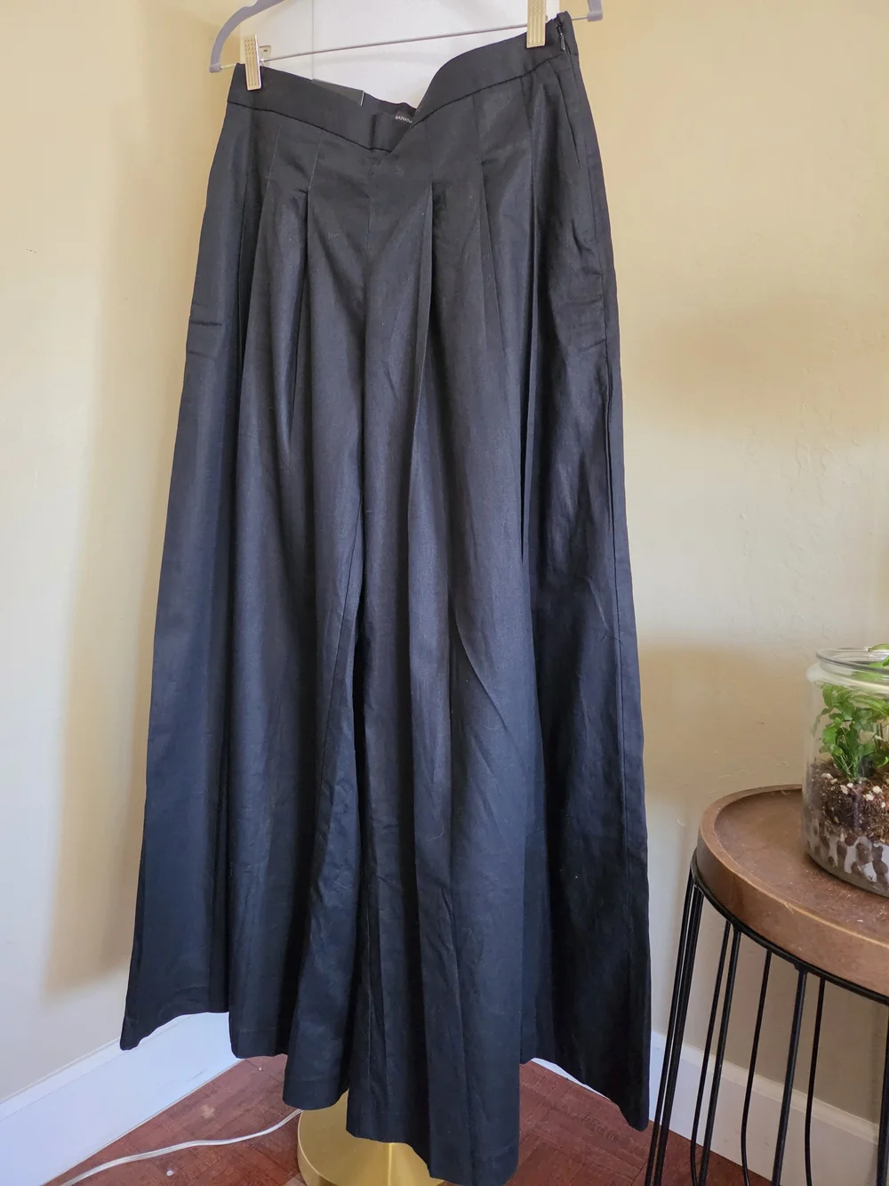 Banana Republic Black Extra Wide-Leg Palazzo Pants